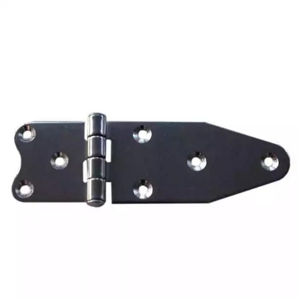 Charnière inox axe imperdable 130x40mm