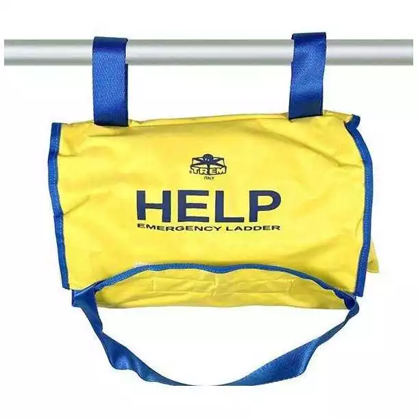 Échelle de secours 1,45m 4 marches avec sac ouverture par poignée