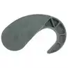 Mousqueton SANDOCLICK pour tresse élastiques 8mm noir Vendu par 10