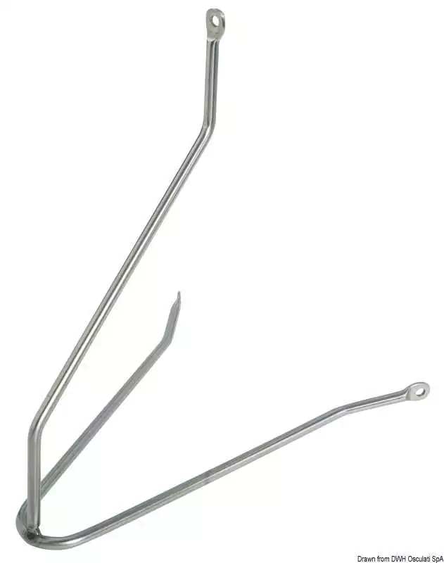 Marche de mât arrondies 6mm inox 316 pour tout type de mât Marche de mât arrondies 6mm inox 316 pour tout type de mât