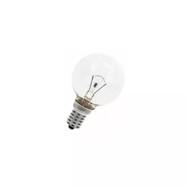 Ampoule 24V 25W E14 sphérique diamètre 45 x 75mm Ampoule 24V 25W E14 sphérique diamètre 45 x 75mm