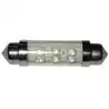 2 Navettes Culot 10X42mm 12V 6LED Plafonniers spots appliques