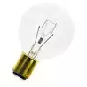 10 Ampoules 24V 25W BA15D sphérique diamètre 45x75mm Vendu par 10