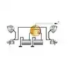 Coupleur/coupe-batterie Vetus 175A 300A en pointe