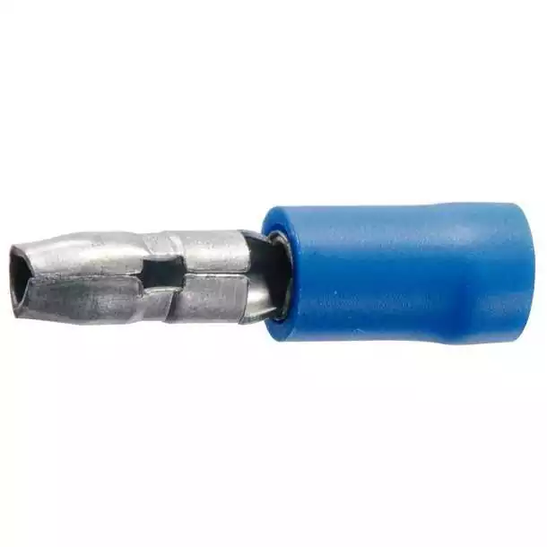 10 cosses BROCHE diamètre 4mm Male Bleu câble 1,5-2,5 mm²