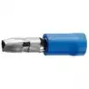 10 cosses BROCHE diamètre 4mm Male Bleu câble 1,5-2,5 mm²