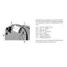Ampèremètre diamètre 52mm 12-24V  Indicateur 150-0-150A blanc