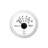 Manomètre pression d'huile moteur diamètre 52mm 8-32V blanc Indicateur 10bars 150psi