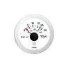 Manomètre pression d'huile diamètre 52mm 12-24V blanc Indicateur 30bars 435psi inverseur