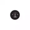 Indicateur ampèremètre 60A - 0 - 60A 52mm Noir éclairage de fond et périphérique