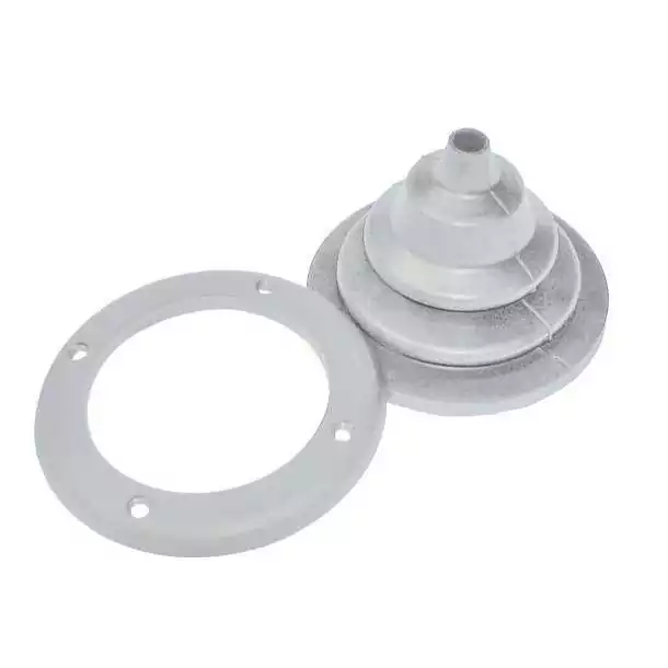 Soufflet passe-câble blanc Ø105 mm H65 mm