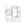 Accouplement flexible type Combiflex 12 diamètre 126mm arbre 25mm