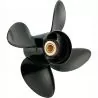 Hélice SOLAS BFT60-BFT90 BF75-BF130 4 pâles 13X15 rotation R Tohatsu Nissan HONDA échappement par hélice 15 cannelures