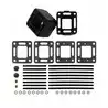 Kit de 2 réhausses 3" Pour collecteurs Mercruiser coude cent. GM V6 et V8
