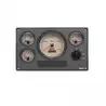 Tableau de bord moteur synthétique type MP34 12V 4 instruments beige 0-4000 RPM