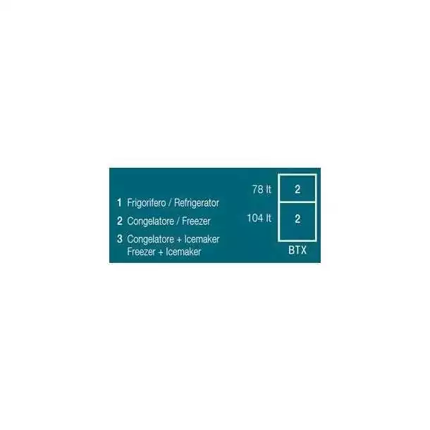 Congelateur Seadrawer DW 35 BTX OCX2 unité externe 12/24V