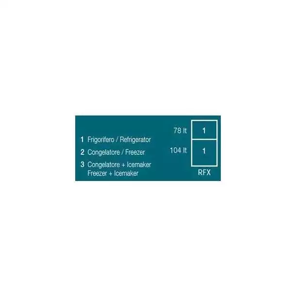 Réfrigérateur DW 70 RFX OCX2 12/24V poignée STEELOCK unité externe 75L