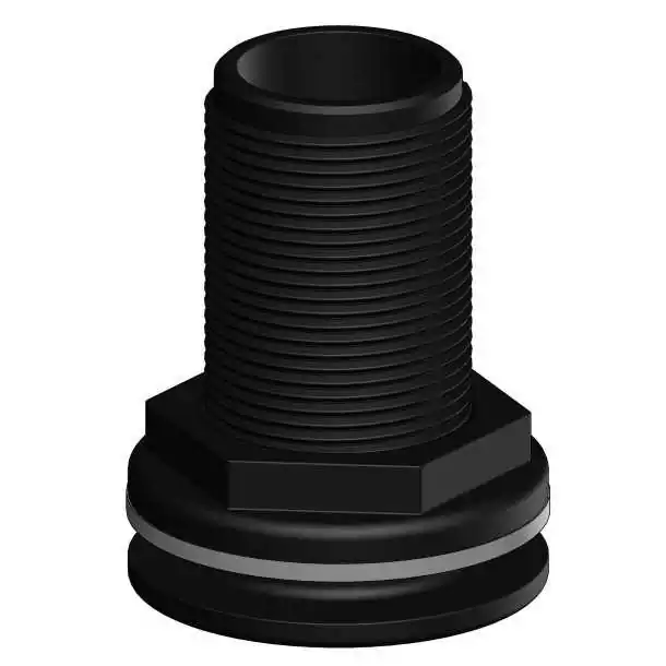 Passe-coque 1" pouces BSP diamètre intérieur 24mm NOIR