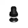 Passe-coque encastré 3/4" pouces BSP diamètre intérieur 17mm NOIR