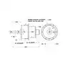 Pompe hydraulique 105 CT EMB moteurs inboard cylindrée 105 cm3/tour