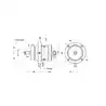 Pompe hydraulique LS Tilt HB 5 – 30 CT – Orientation du volant réglable ±24° – Direction hydraulique marine