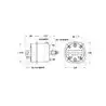 Pompe hydraulique LS 35 HB CAR – Direction hydraulique hors-bord – 35 cm³/tour – Clapets intégrés
