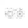 Pompe hydraulique LS 29 CT HB CAR – Direction hydraulique hors-bord – 29 cm³/tour – Clapets intégrés