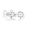 Pompe hydraulique LS Tilt HB 5 – 26 CT – Volant orientable ±24° – Direction hydraulique marine