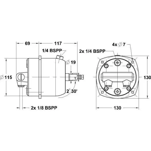 Kit de direction hydraulique LS 80 PRO – Pompe 20HB-CAR – Suzuki 40 à 60 CV – Flexible 12 m