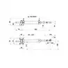 Vérin hydraulique VHM 28 DTP bateau à moteur inboard jusqu’à 30 m.kg