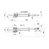 Vérin hydraulique VHM 40 DTP pour bateau à moteur inboard jusqu’à 84 m.kg