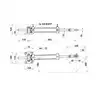 Vérin hydraulique VHM 50 DTP moteur inboard jusqu’à 185 m.kg