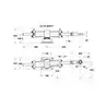Vérin hydraulique VHM 90 DT C400 APD moteur inboard jusqu’à 1000 m.kg