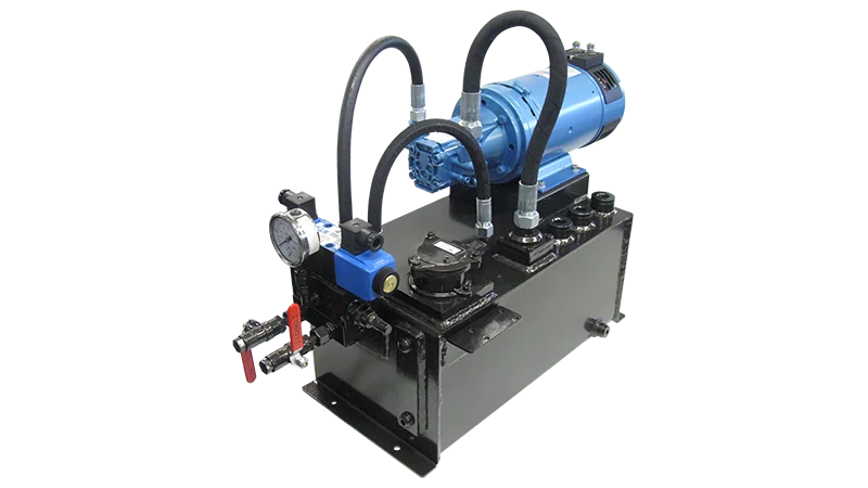Centrale hydraulique HF 1 débit 2,5 L/min réservoir 10 Litres puissance moteur 900W 24V