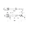 Verin hydraulique simple tige VHM 32ST 16 C172 pour ensemble linéaire LS