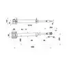 Verin hydraulique simple tige VHM 40T C254 pour ensemble linéaire LS