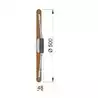 Barre à roue revetue mousse polyuréthane type PRO diamètre 50cm