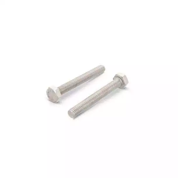 Boite de 5 vis métaux tête hexagonale filetée diamètre 12mm Longueur 100mm