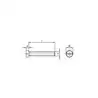 Boite de 50 vis métaux tete cylindrique diamètre 4mm Longueur 20mm