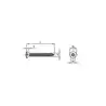 Boite de 25 vis tôle Pozidriv TFB diamètre 4.2mm Longueur 19mm