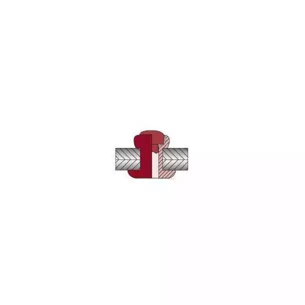 Rivet aveugle ouvert alu/alu TP 4,8 x 12mm Vendu par 5