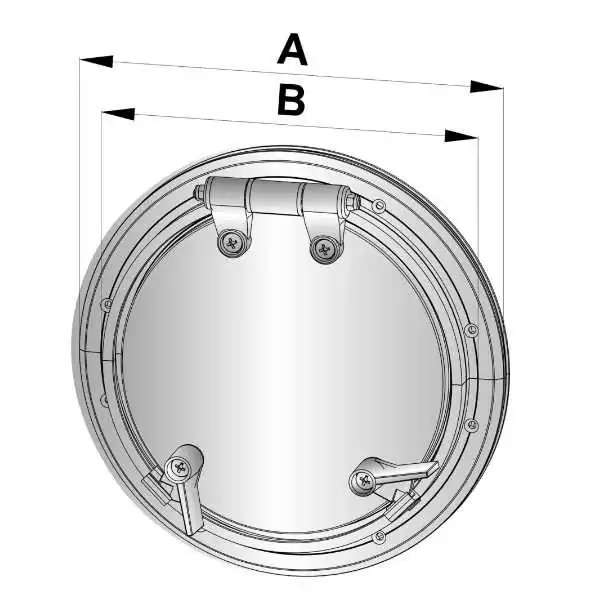 Hublot diamètre 260mm type PW221 classification CE A1 qualité moustiquaire incluse