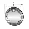 Hublot diamètre 220mm inox type PWS31 A1 qualité moustiquaire incluse