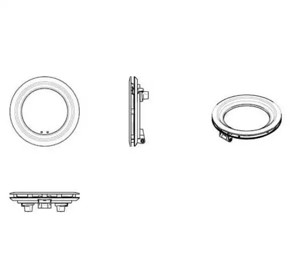 Hublot diamètre 220mm inox type PWS31 A1 qualité moustiquaire incluse