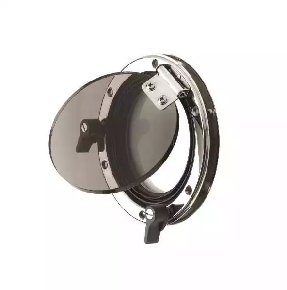 Hublot diamètre 210mm inox type PQ53 diamètre 176mm moustiquaire incluse