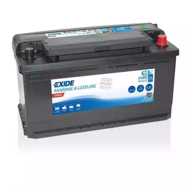 Batterie Exide START 12V 90A dimensions 353 x 175 x 190mm