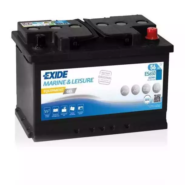 Batterie Exide GEL 12V 60A dimensions 278 x 175 x 190mm