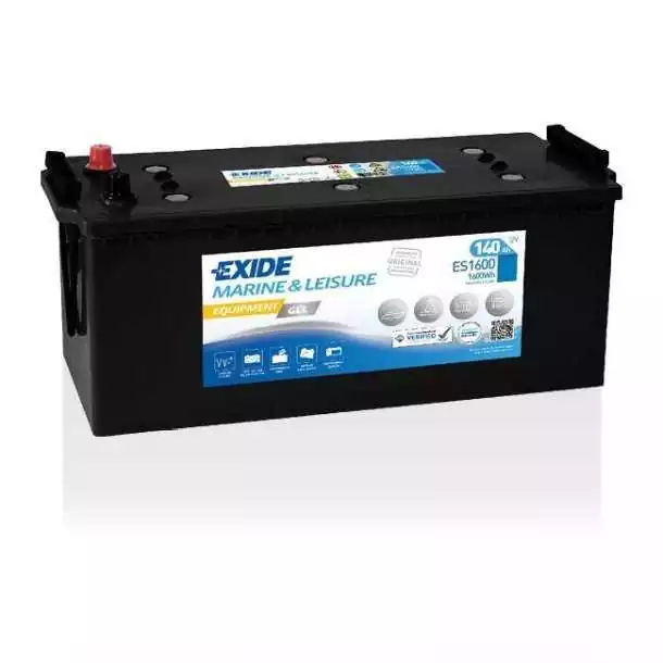 Batterie EXIDE GEL 12V 140AH dimensions 513 x 223 x 223 mm