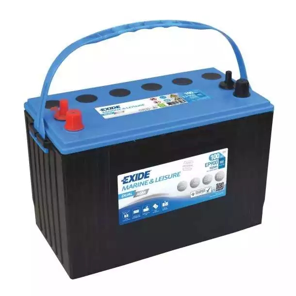 Batterie Exide Dual AGM 12V 100A dimensions 330 x 173 x 240mm