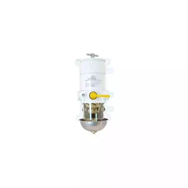Préfiltre séparateur 900 Gasoil simple bol transparent pare-flamme 341 L/h Filtration 10µ